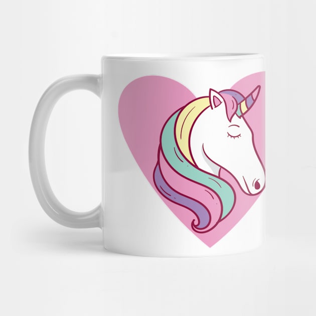 Amazing Unicorn Dreaming For Valentine Day hearts,Gift For Girl by Dirrastore